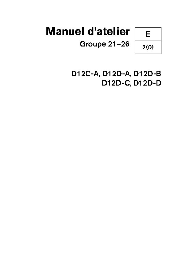7745075 M.ATELIER D12C-A, D12D-A -B -C -D Groupe 21-26 - (02-2007)